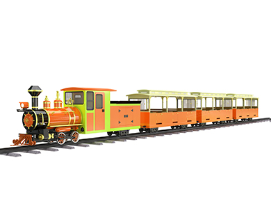 406觀光小火車橙色